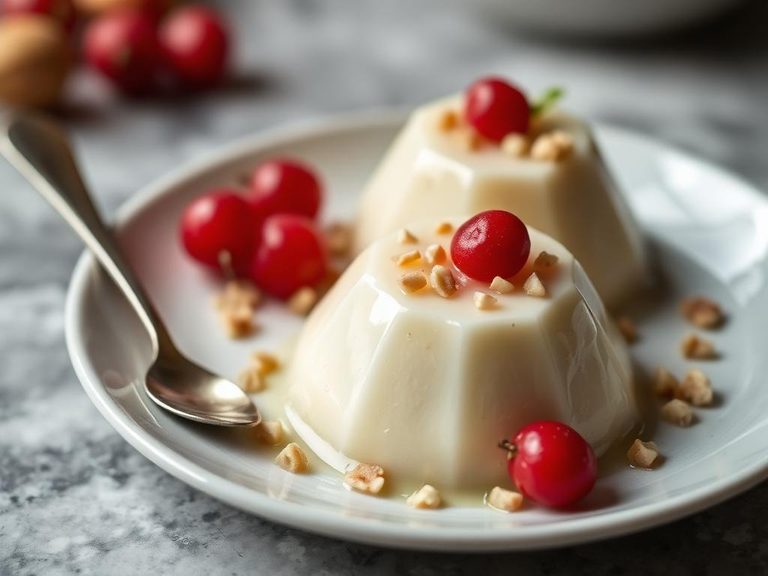 Litchi Nut (Lychee) Pudding