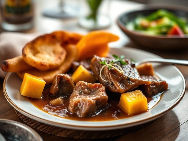 Liver and blubber stew