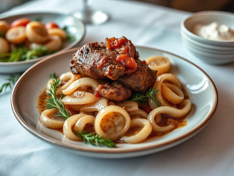 Liver and onions (classic American/European comfort food)