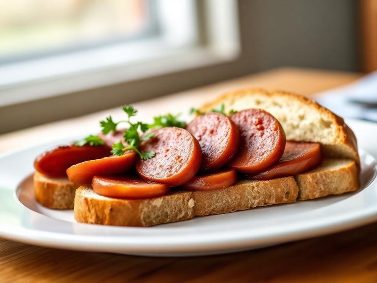 Liverwurst on Rye Bread