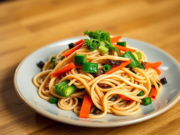Lo Mein with Mixed Vegetables