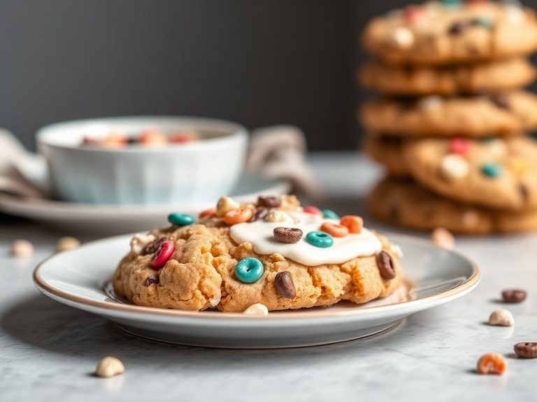 Loaded Cereal Milk Cookies