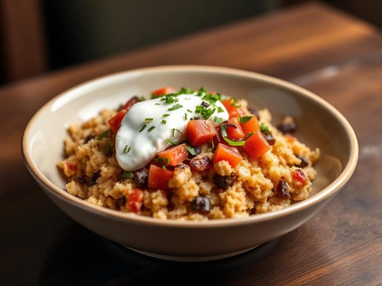 Loaded Hash Brown Bowl
