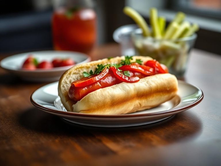 Loaded hot dog