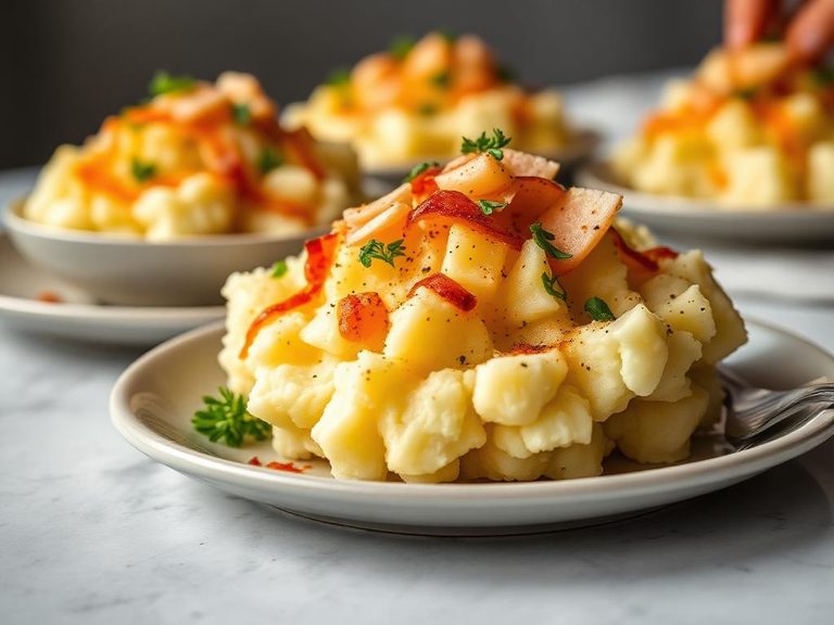 Loaded mashed potato bowls