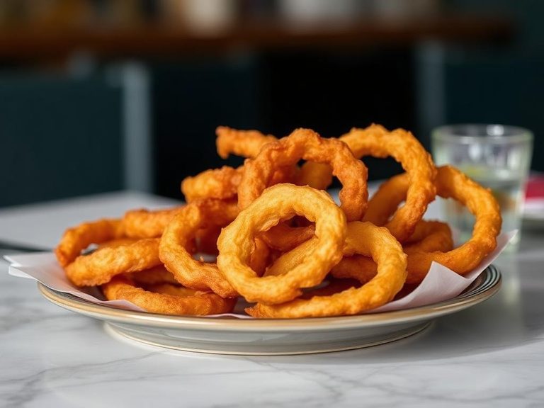 Loaded onion rings