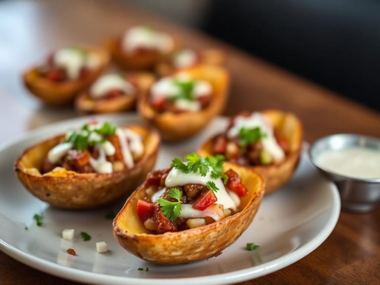 Loaded potato skins