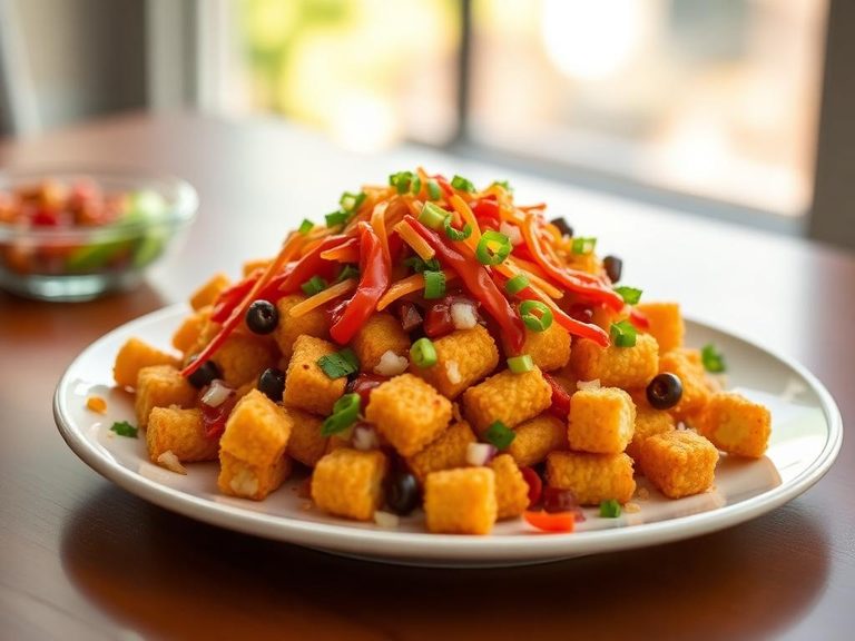 Loaded Tater Tot Nachos
