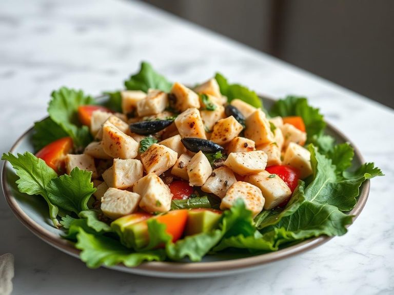 Loquat and Chicken Salad