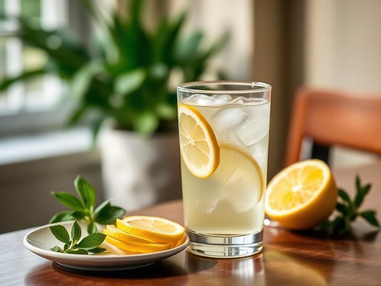 Low-sugar lemonade