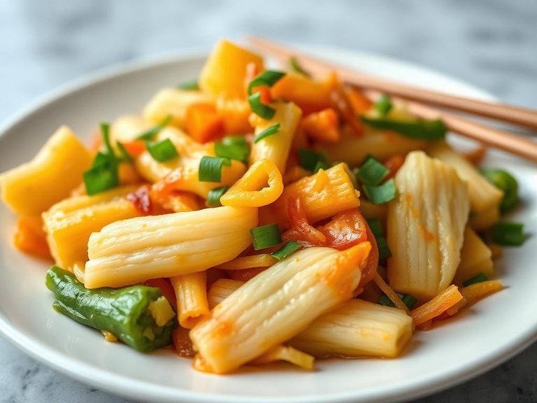 Luffa and Egg Stir-fry