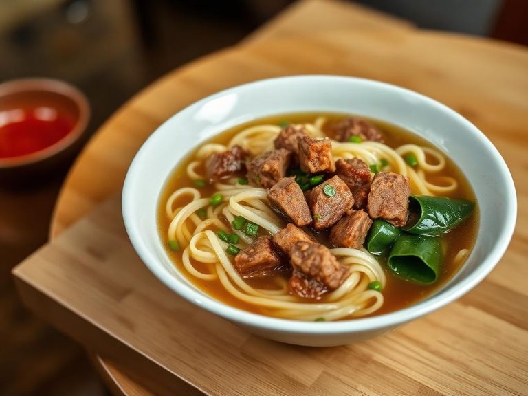 Luncheon Meat Noodle Soup