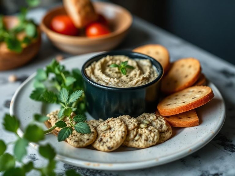 Lupin-based dip or spread