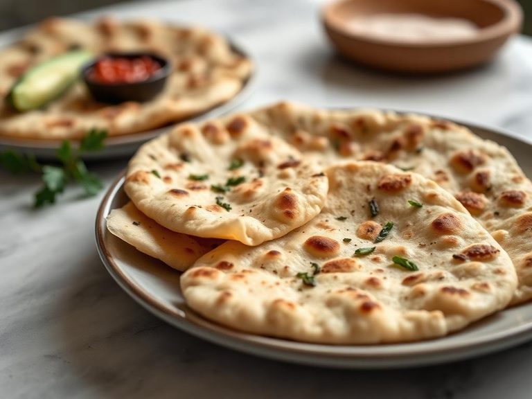 Lupin flour flatbreads