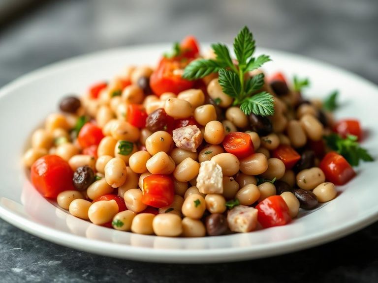 Lupini bean salad