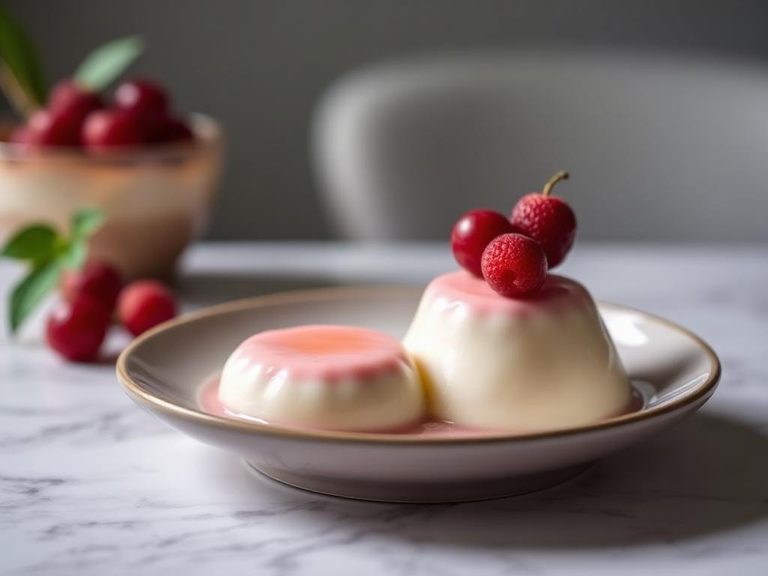Lychee Panna Cotta