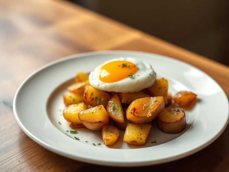 Lyonnaise Potatoes with Egg