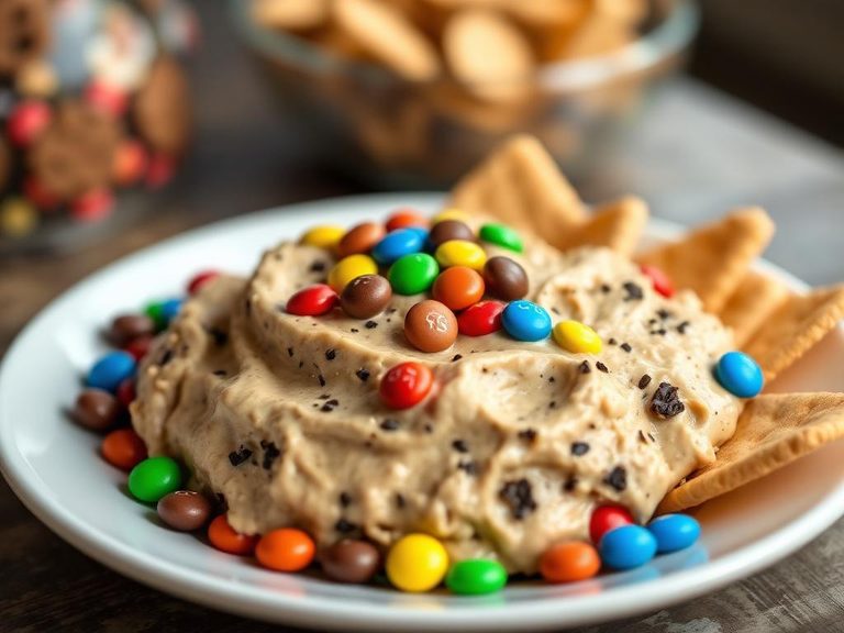 M&M Cookie Dough Dip