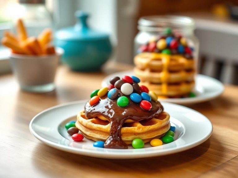 M&M Pancake or Waffle Mix-in