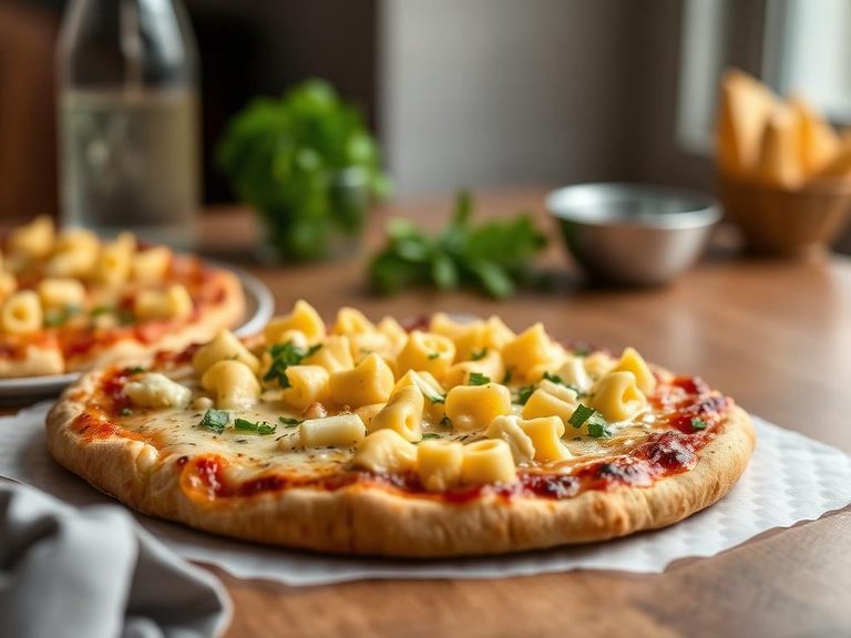 Mac and Cheese Pizza Topping