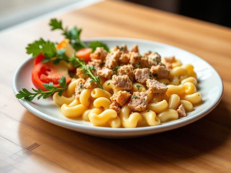 Mac and Cheese with Tuna