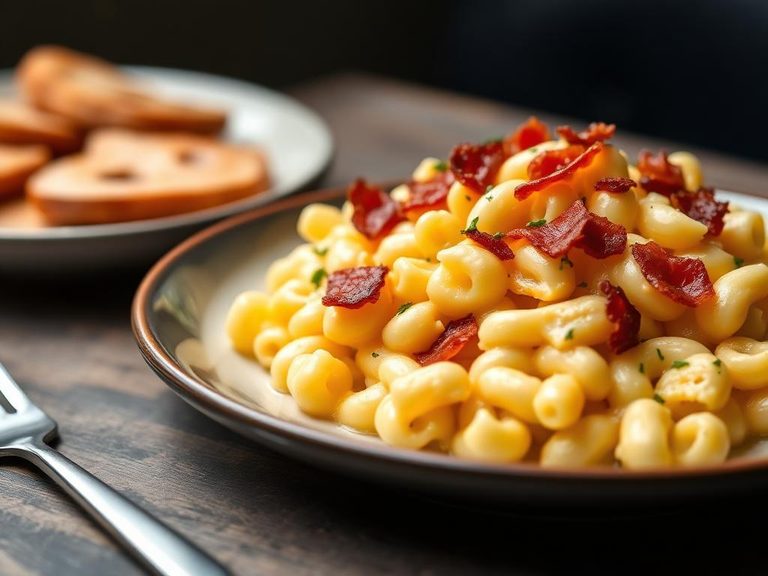 Macaroni and Cheese with Bacon