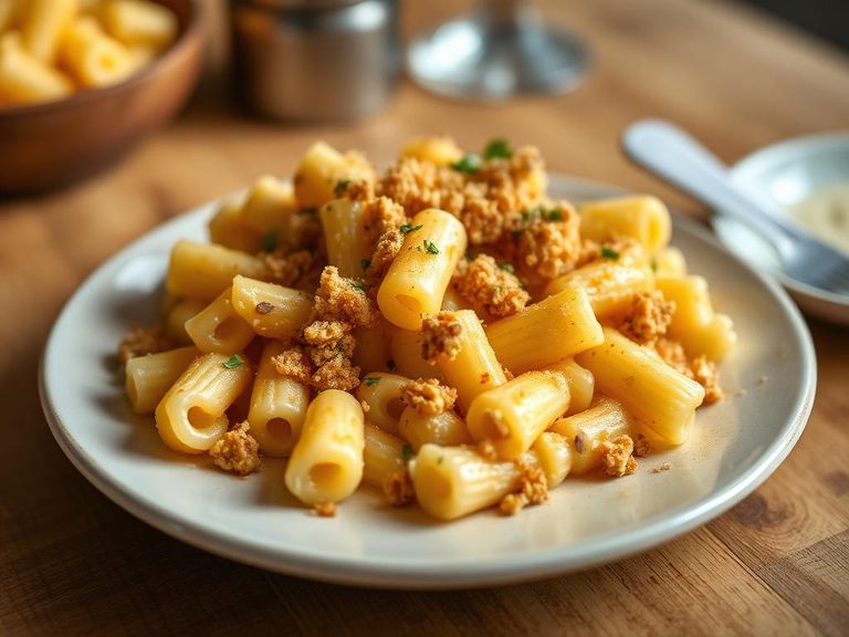 Macaroni and Cheese with Breadcrumbs
