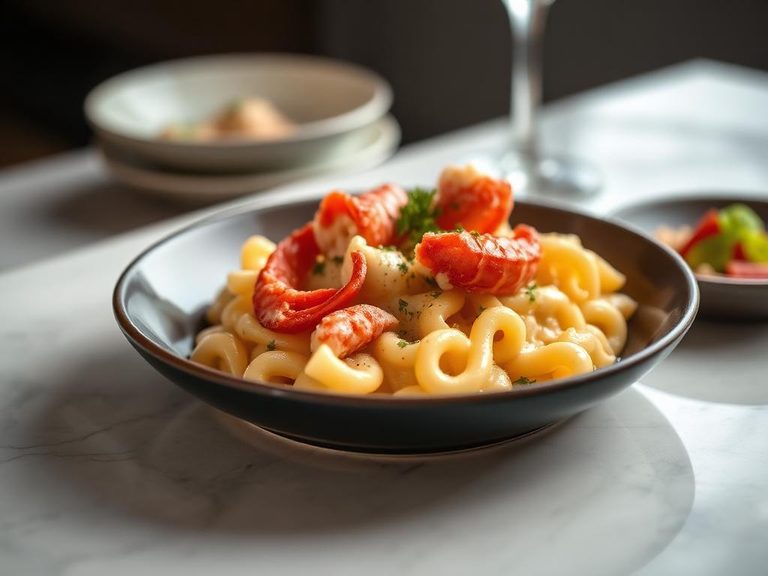 Macaroni and Cheese with Lobster