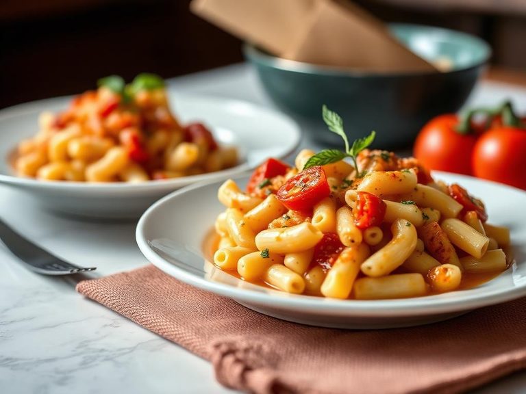 Macaroni and Cheese with Tomato