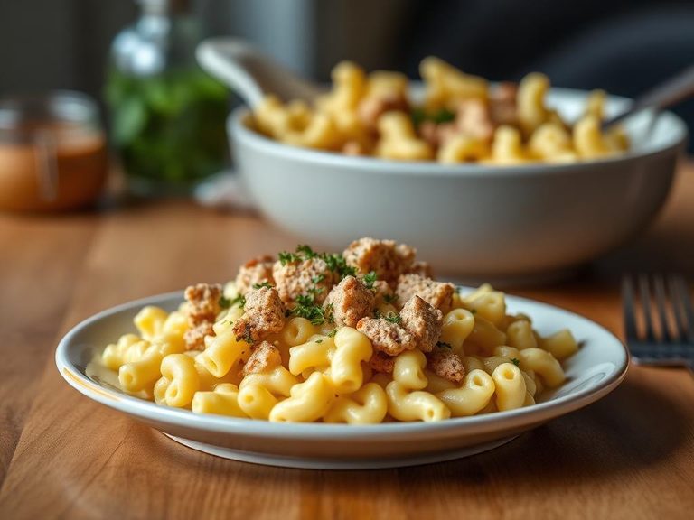 Macaroni Cheese with Tuna