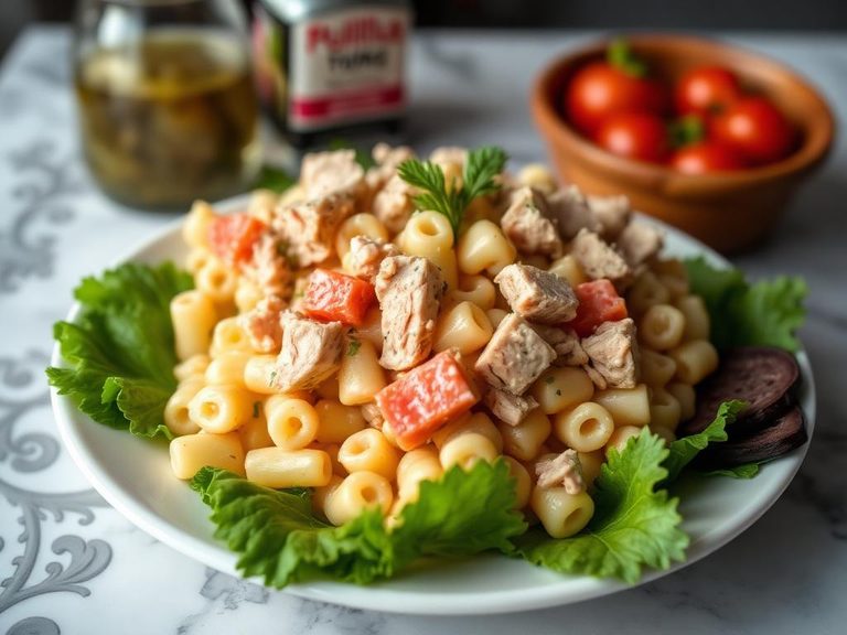 Macaroni Salad with Tuna