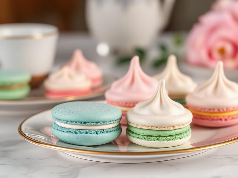 Macarons and meringues