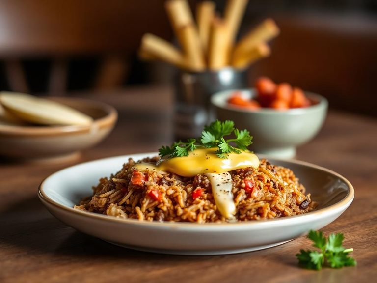 Machaca con Queso