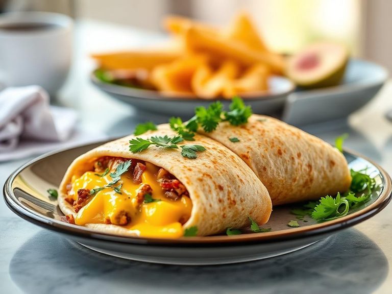 Machacado con Huevo Burrito