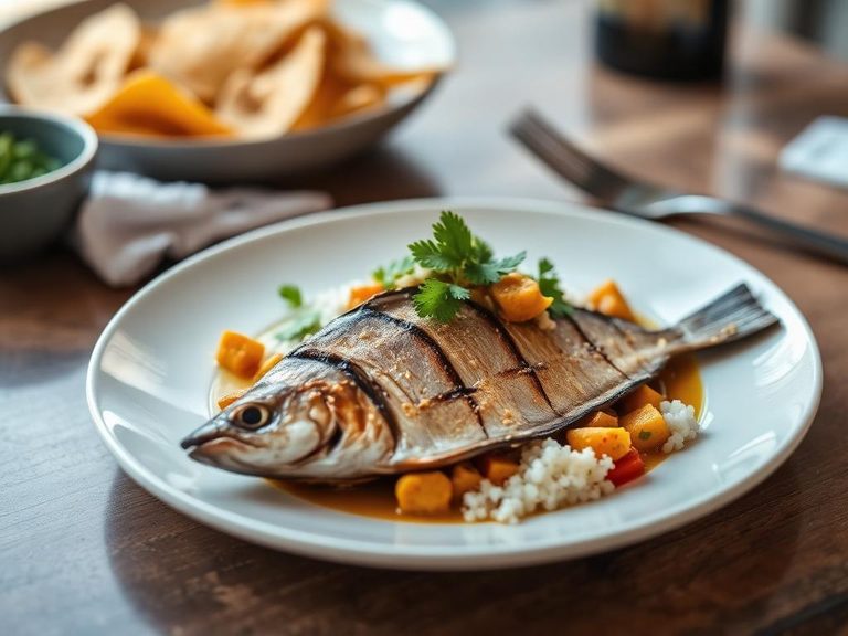 Mackerel curry or escabeche