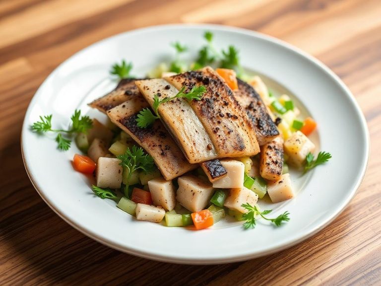 Mackerel salad (like the classic French 'Rillettes de Maquereau')