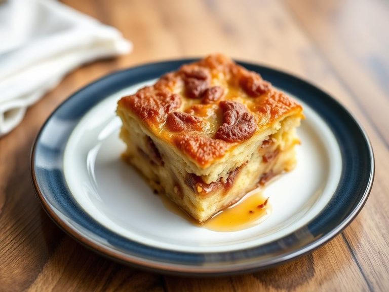 Made into bread pudding