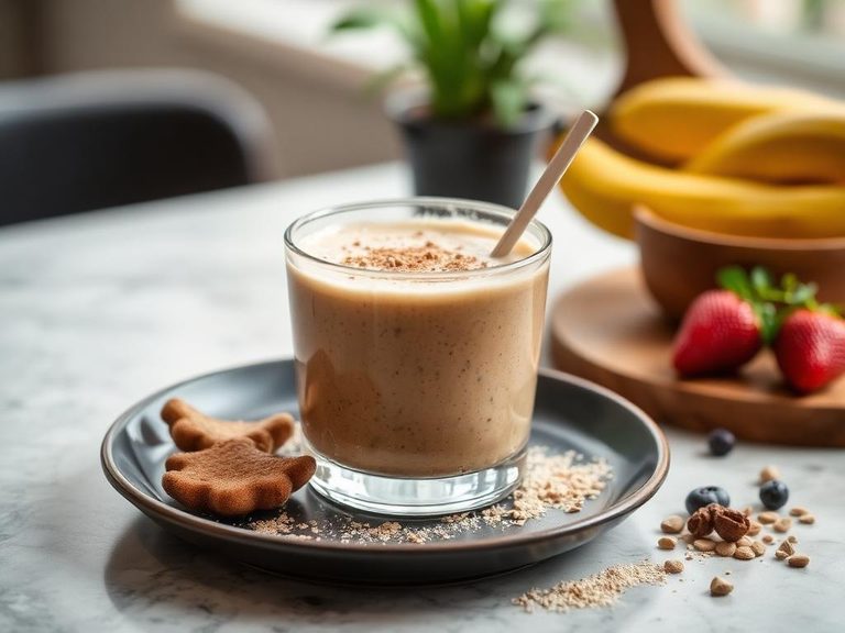 Malt Powder Smoothie