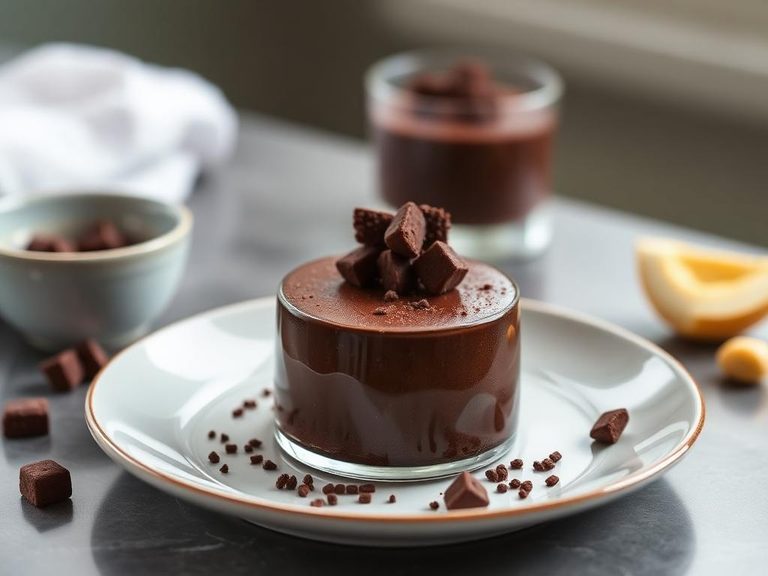 Malted Chocolate Pudding