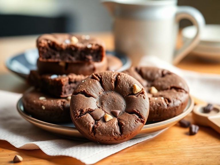 Malted milk brownies or cookies