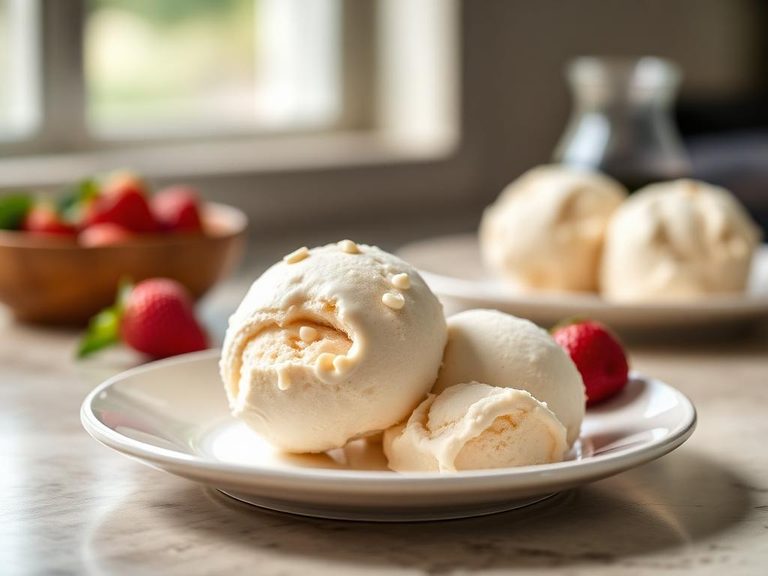 Malted milk ice cream