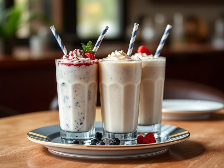 Malted milkshakes