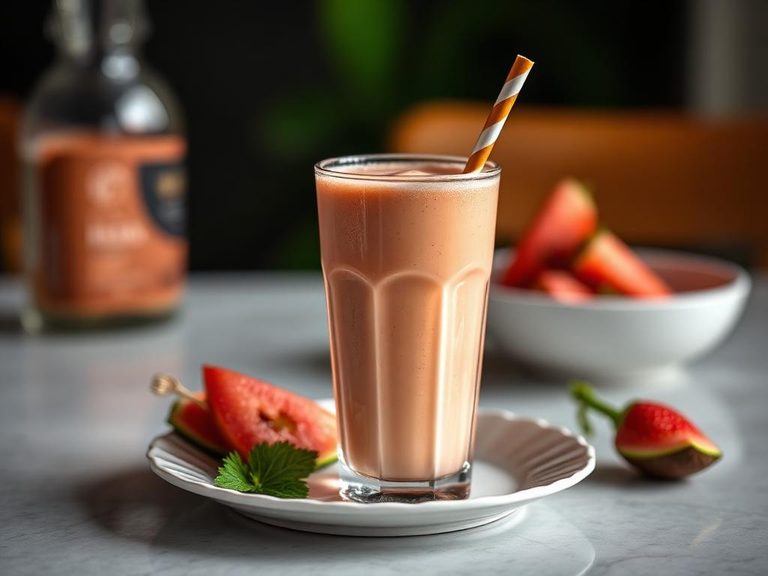 Mamey milkshake
