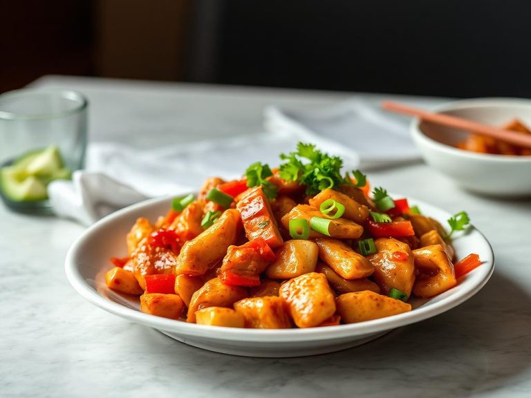 Mandarin chicken stir-fry