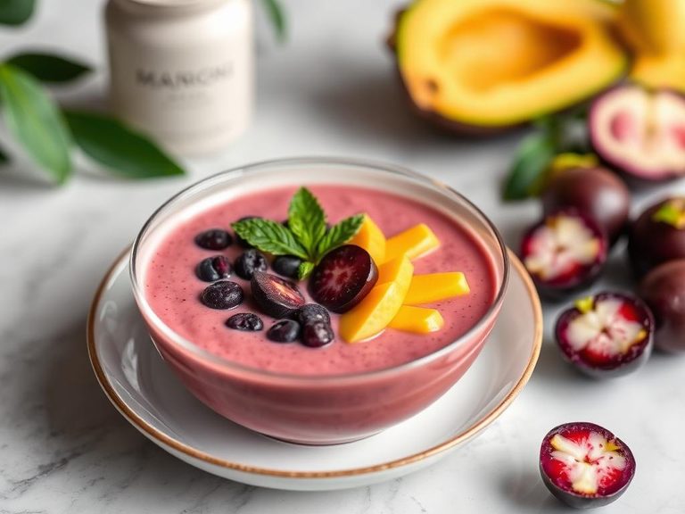 Mangosteen Smoothie Bowl