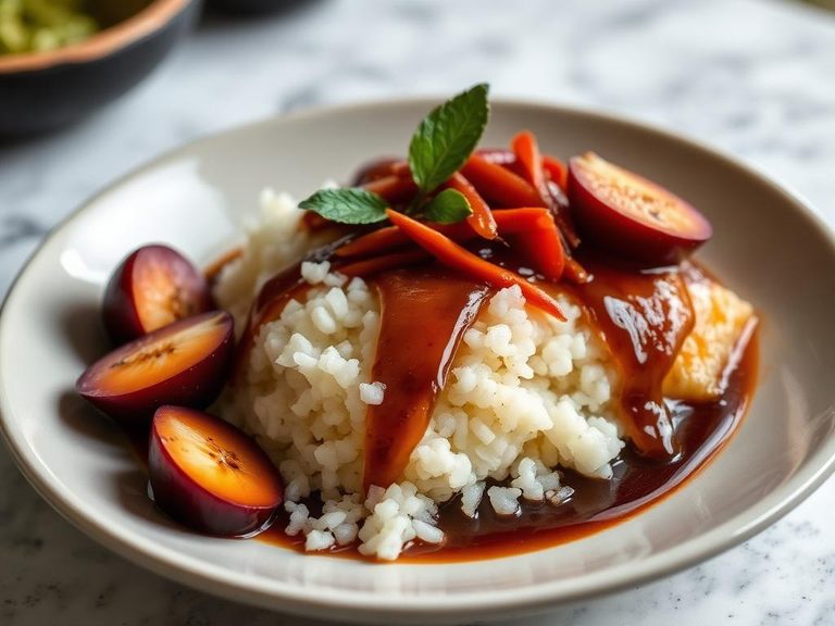 Mangosteen Sticky Rice