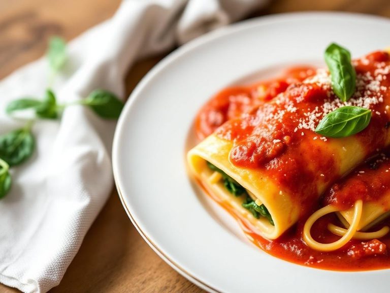 Manicotti Florentine