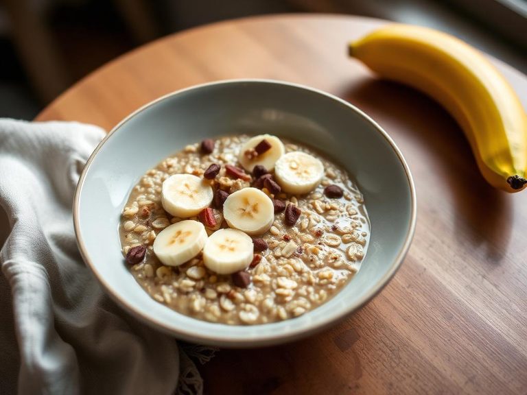 Maple & Banana Oat Bowl