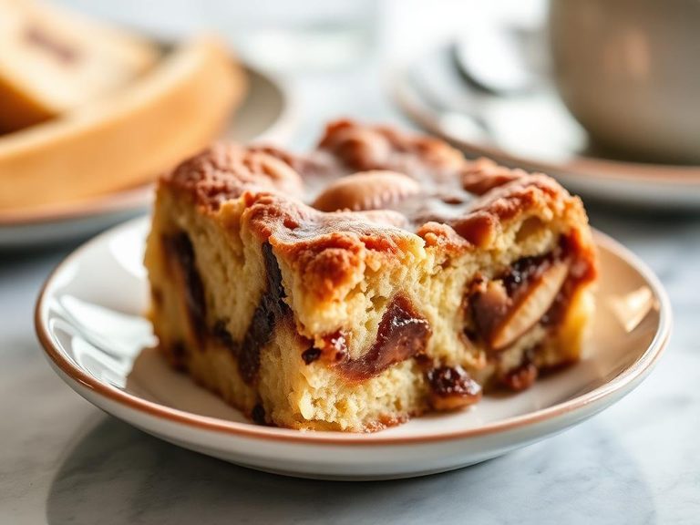 Marble Rye Bread Pudding