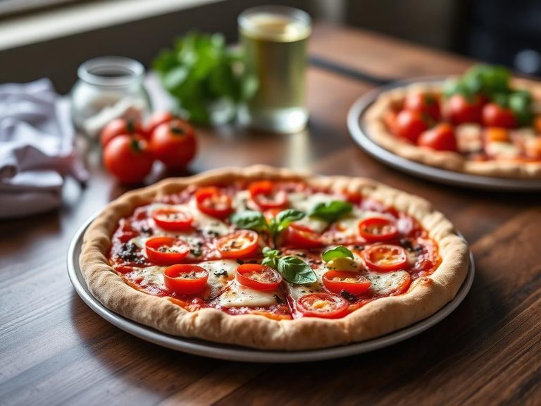 Margherita Pizza with added vegetables